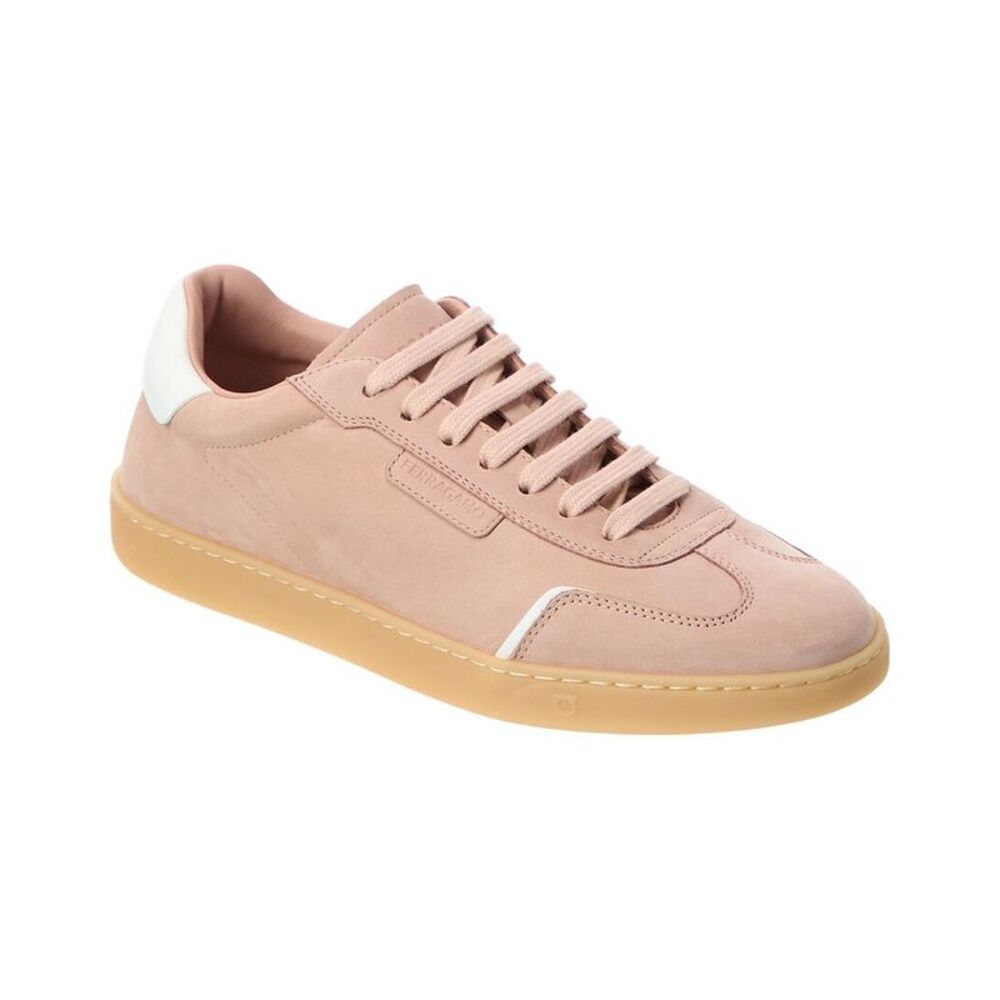 Ferragamo Athena Leather Sneaker, Pink